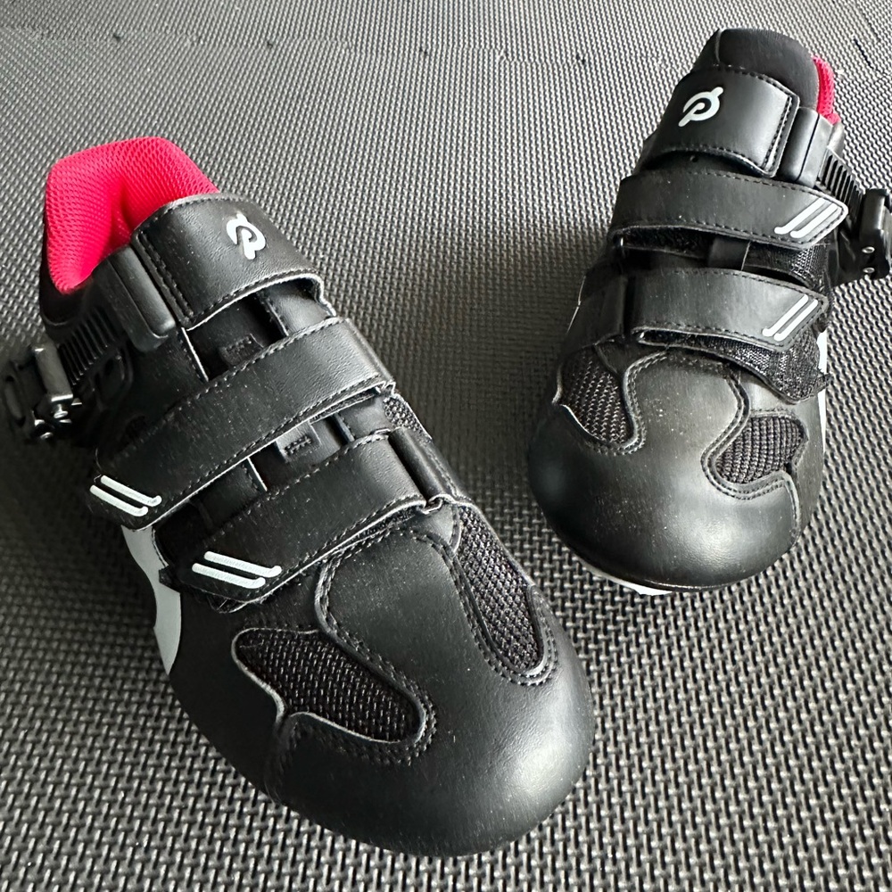 Peloton Black Cycling Shoes + Cleats